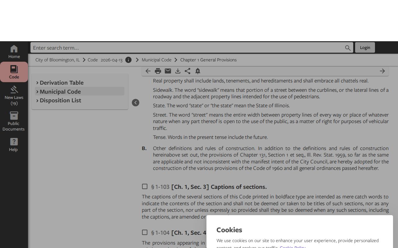 Bloomington administrative adjudication code